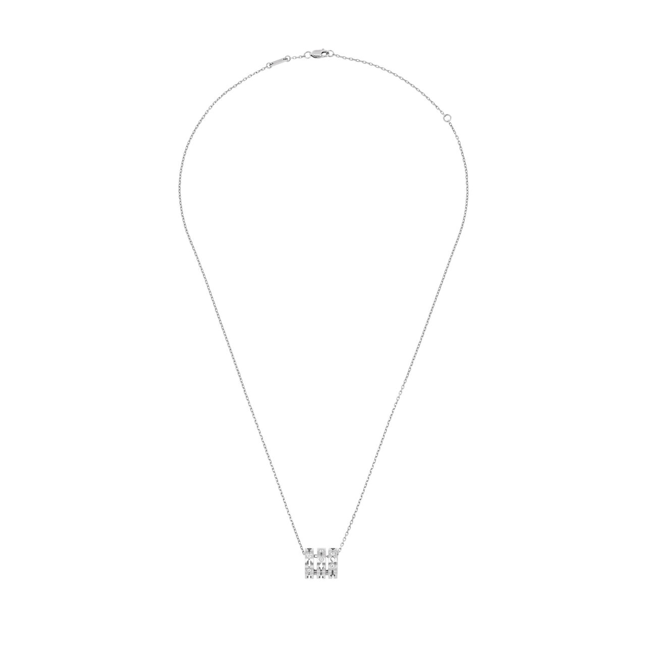 Dinh Van Pulse White Gold and Diamond Necklace 628512 Front image number 0